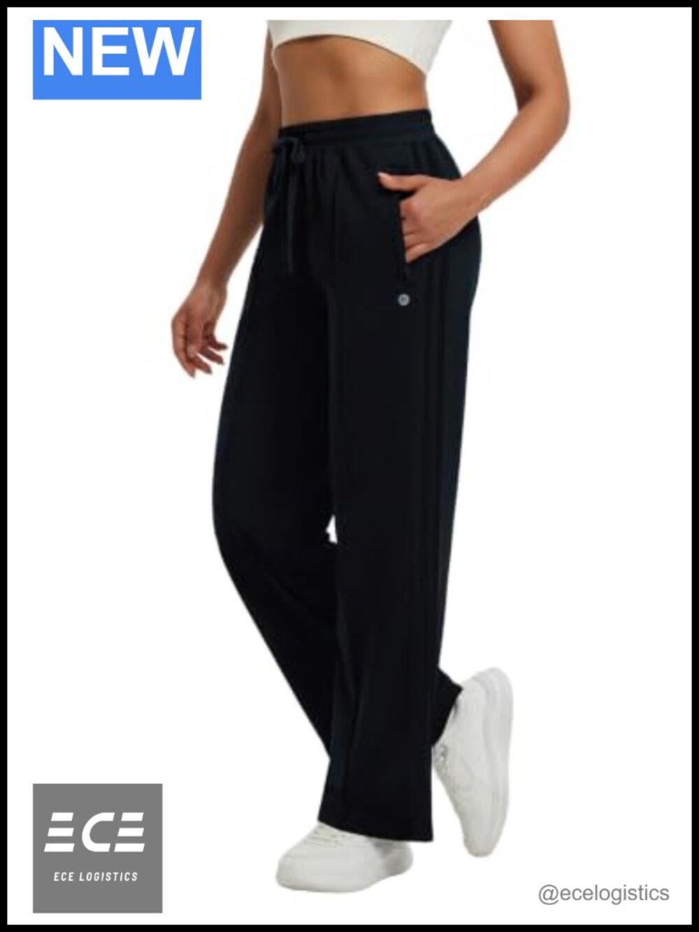 Fleece Lined Track Pants Straight Leg Thermal Sweatpants